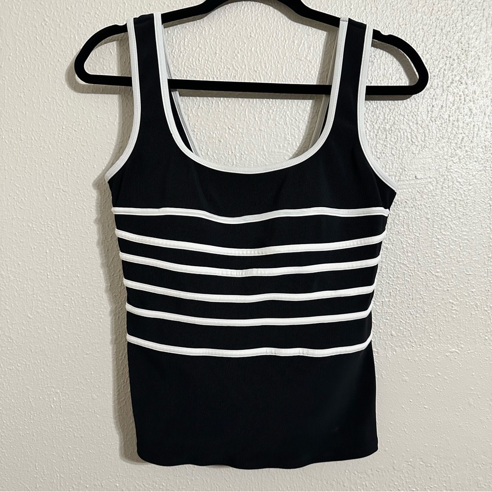 GABAR Women's Bland and White Chlorine Resistant Tankini